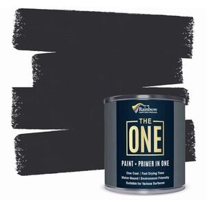 The ONE All-In-One Paint Primer Charcoal Satin, 8.5 Fl Oz/250ml | 1 Coat Form...
